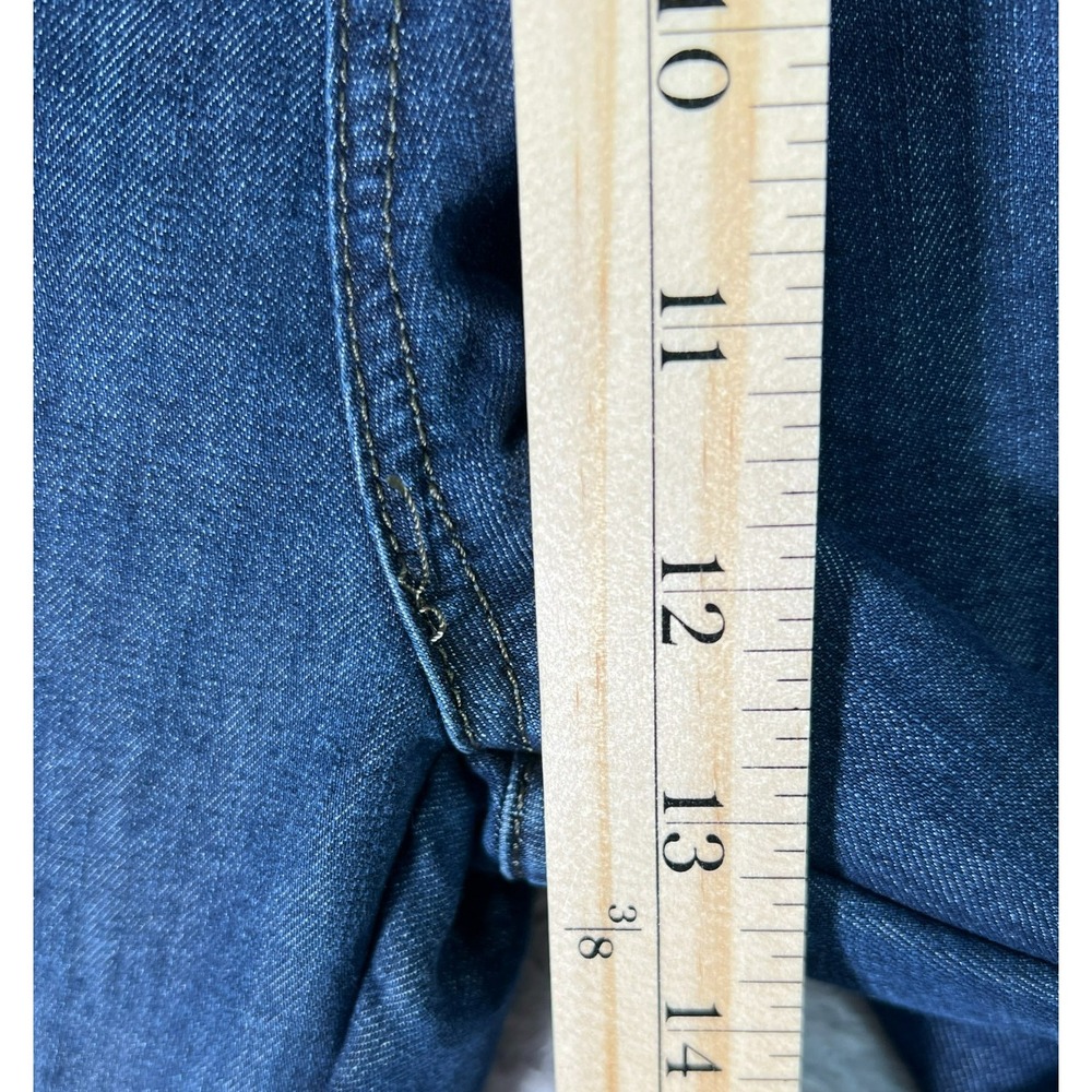 Zhan Di Ji Pu AFS 1961 Denim Cargo Pants Blue Utility Workwear Carpenter - Picture 12 of 12
